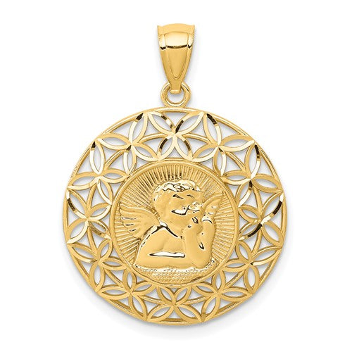 14k-gold-polished-angel-d-c-medal-pendant-SolomonJeweler-Wichita-KS-CustomJewelry