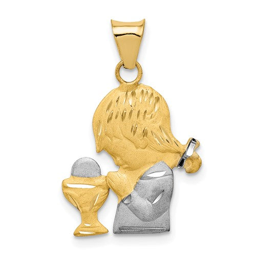 14k-w-rhodium-d-c-girl-communion-semi-solid-pendant-SolomonJeweler-Wichita-KS-CustomJewelry