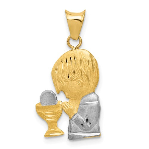 14k-w-rhodium-d-c-boy-communion-semi-solid-pendant-SolomonJeweler-Wichita-KS-CustomJewelry