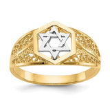 14k-two-tone-polished-star-of-david-ring-SolomonJeweler-Wichita-KS-CustomJewelry