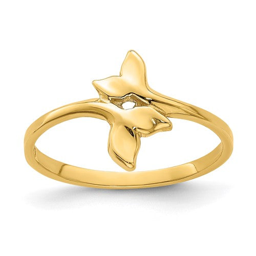 14k-gold-polished-double-whale-tail-ring-SolomonJeweler-Wichita-KS-CustomJewelry