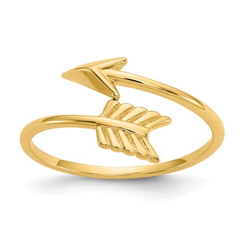 14k-polished-arrow-ring-SolomonJeweler-Wichita-KS-CustomJewelry
