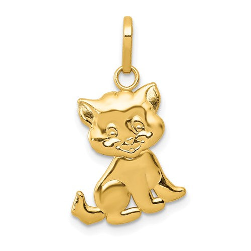 14k-polished-moveable-cat-pendant-SolomonJeweler-Wichita-KS-CustomJewelry
