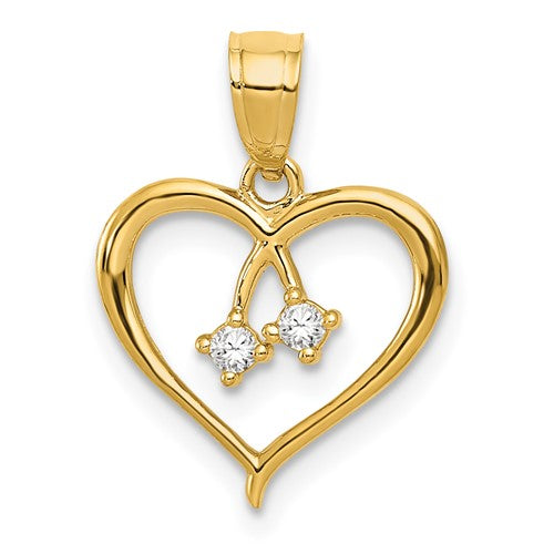 14k-2-cz-cut-out-heart-pendant-SolomonJeweler-Wichita-KS-CustomJewelry