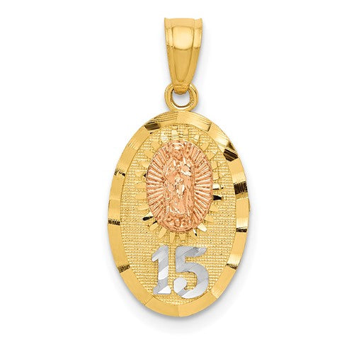 14k-two-tone-w-white-rhod-d-c-lady-of-guadalupe-15-pendant-SolomonJeweler-Wichita-KS-CustomJewelry