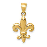 14k-polished-fleur-de-lis-pendant-SolomonJeweler-Wichita-KS-CustomJewelry