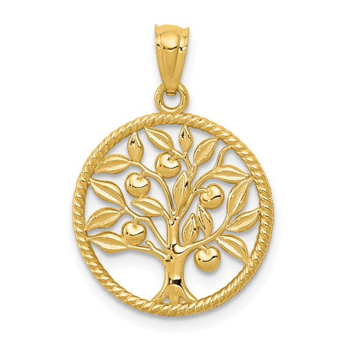 14k-polished-tree-of-life-in-round-pendant-SolomonJeweler-Wichita-KS-CustomJewelry