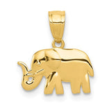 14k-polished-elephant-pendant-SolomonJeweler-Wichita-KS-CustomJewelry