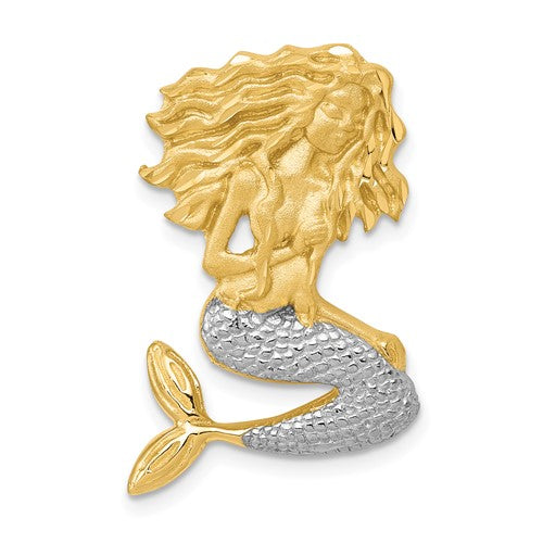 14k-w-white-rhodium-satin-d-c-mermaid-chain-slide-SolomonJeweler-Wichita-KS-CustomJewelry