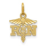 14k-diamond-cut-polished-rn-nurse-pendant-SolomonJeweler-Wichita-KS-CustomJewelry