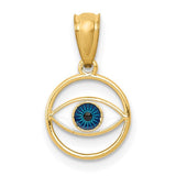 14k-polished-enameled-eye-pendant-SolomonJeweler-Wichita-KS-CustomJewelry