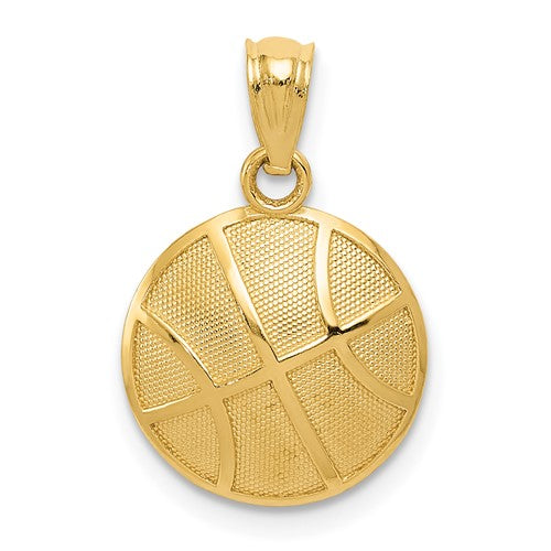 14k-satin-and-polished-basketball-pendant-SolomonJeweler-Wichita-KS-CustomJewelry