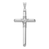 14k-white-gold-w-center-wrap-tube-cross-pendant-SolomonJeweler-Wichita-KS-CustomJewelry