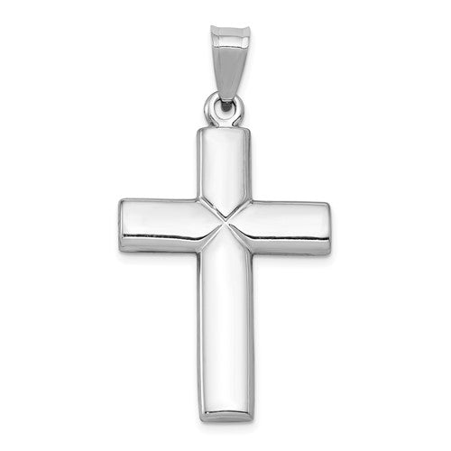 14k-white-gold-stamping-cross-pendant-SolomonJeweler-Wichita-KS-CustomJewelry