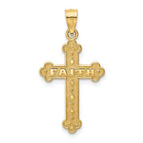 14k-satin-and-polished-faith-cross-pendant-SolomonJeweler-Wichita-KS-CustomJewelry