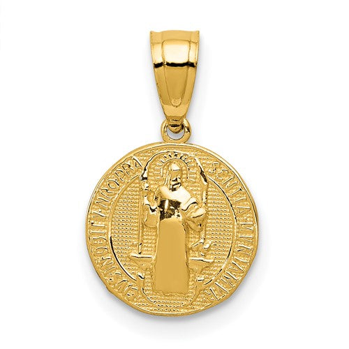 14k-san-benito-2-sided-round-small-pendant-SolomonJeweler-Wichita-KS-CustomJewelry