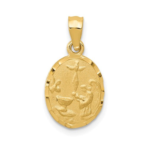 14k-satin-diamond-cut-baptism-pendant-SolomonJeweler-Wichita-KS-CustomJewelry