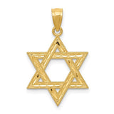 14k-diamond-cut-polished-star-of-david-pendant-SolomonJeweler-Wichita-KS-CustomJewelry