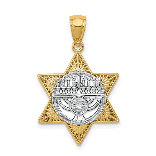 14k-two-tone-star-of-david-and-menorah-pendant-SolomonJeweler-Wichita-KS-CustomJewelry