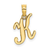14ky-script-letter-k-initial-pendant-SolomonJeweler-Wichita-KS-CustomJewelry