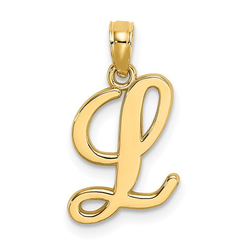 14ky-script-letter-l-initial-pendant-SolomonJeweler-Wichita-KS-CustomJewelry