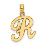 14ky-script-letter-r-initial-pendant-SolomonJeweler-Wichita-KS-CustomJewelry
