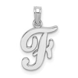 14kw-white-gold-script-letter-f-initial-pendant-SolomonJeweler-Wichita-KS-CustomJewelry