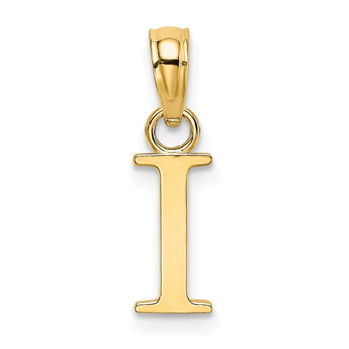 14k-polished-block-letter-i-initial-pendant-SolomonJeweler-Wichita-KS-CustomJewelry