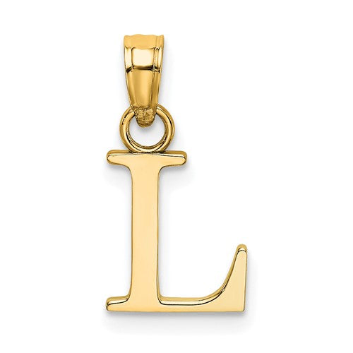 14k-polished-block-letter-l-initial-pendant-SolomonJeweler-Wichita-KS-CustomJewelry