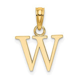 14k-polished-block-letter-w-initial-pendant-SolomonJeweler-Wichita-KS-CustomJewelry