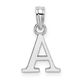 14kw-polished-block-letter-a-initial-pendant-SolomonJeweler-Wichita-KS-CustomJewelry
