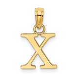 14k-polished-block-letter-x-initial-pendant-SolomonJeweler-Wichita-KS-CustomJewelry