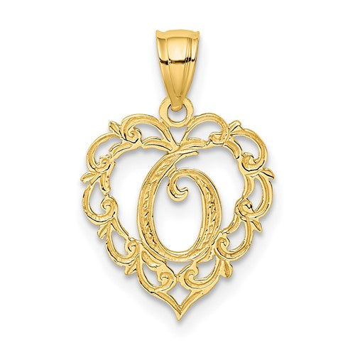 14ky-heart-script-letter-o-initial-charm-SolomonJeweler-Wichita-KS-CustomJewelry