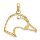 14k-cut-out-duck-head-charm-SolomonJeweler-Wichita-KS-CustomJewelry