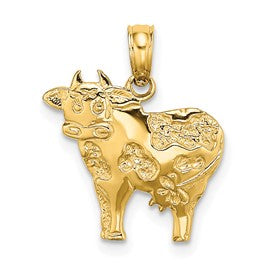14k-polished-playful-cow-charm-SolomonJeweler-Wichita-KS-CustomJewelry