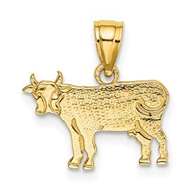 14k-flat-and-engraved-cow-charm-SolomonJeweler-Wichita-KS-CustomJewelry