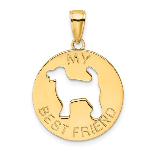 14k-my-best-friend-w-dog-charm-SolomonJeweler-Wichita-KS-CustomJewelry