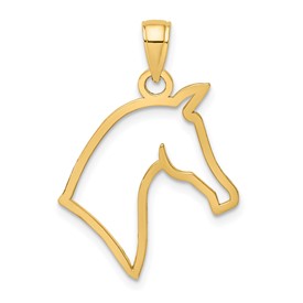 14k-cut-out-horse-head-profile-charm-SolomonJeweler-Wichita-KS-CustomJewelry