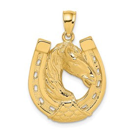 14k-polished-and-engraved-horse-head-in-shoe-charm-SolomonJeweler-Wichita-KS-CustomJewelry