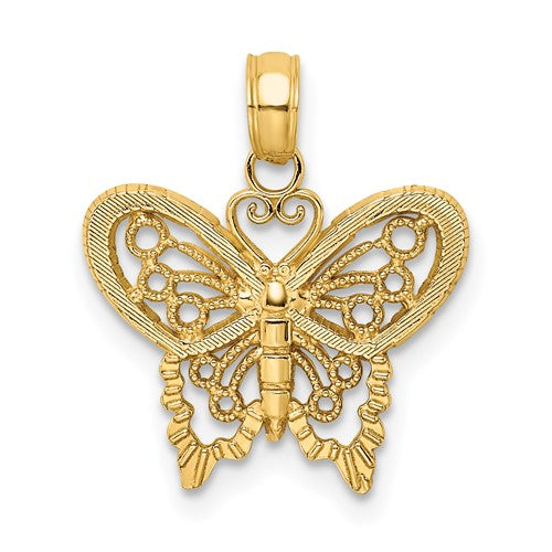 14k-polished-and-textured-filigree-butterfly-charm-SolomonJeweler-Wichita-KS-CustomJewelry