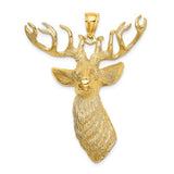 14k-3-d-textured-deer-head-charm-SolomonJeweler-Wichita-KS-CustomJewelry