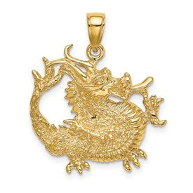 14k-2-d-textured-dragon-charm-SolomonJeweler-Wichita-KS-CustomJewelry