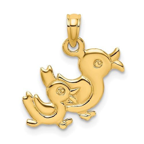 14k-3-d-two-ducks-charm-SolomonJeweler-Wichita-KS-CustomJewelry
