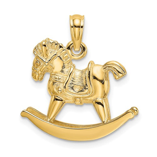 14k-3-d-playful-rocking-horse-charm-SolomonJeweler-Wichita-KS-CustomJewelry