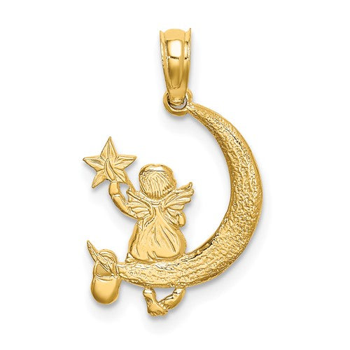 14k-angel-holding-a-star-on-a-half-moon-charm-SolomonJeweler-Wichita-KS-CustomJewelry