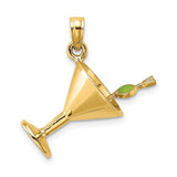14k-3-d-martini-w-olive-charm-SolomonJeweler-Wichita-KS-CustomJewelry