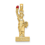 14k-w-enamel-flame-statue-of-liberty-new-york-charm-SolomonJeweler-Wichita-KS-CustomJewelry