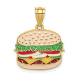 14k-w-enamel-cheeseburger-charm-SolomonJeweler-Wichita-KS-CustomJewelry