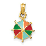 14k-w-multi-color-enamel-umbrella-charm-SolomonJeweler-Wichita-KS-CustomJewelry