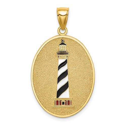 14k-enamel-lighthouse-pendant-w-john-8-12-on-reverse-SolomonJeweler-Wichita-KS-CustomJewelry